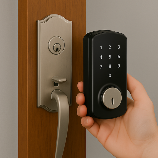 Replace a Door Lock with Smart Lock or Keypad