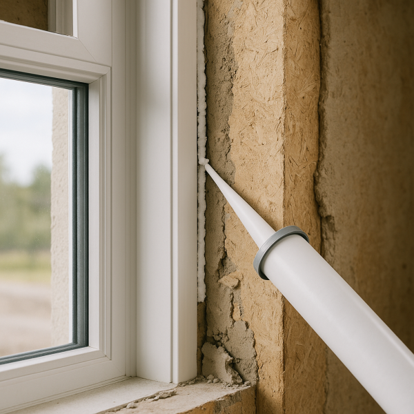 Seal Gap Around Unfinished Window or Door